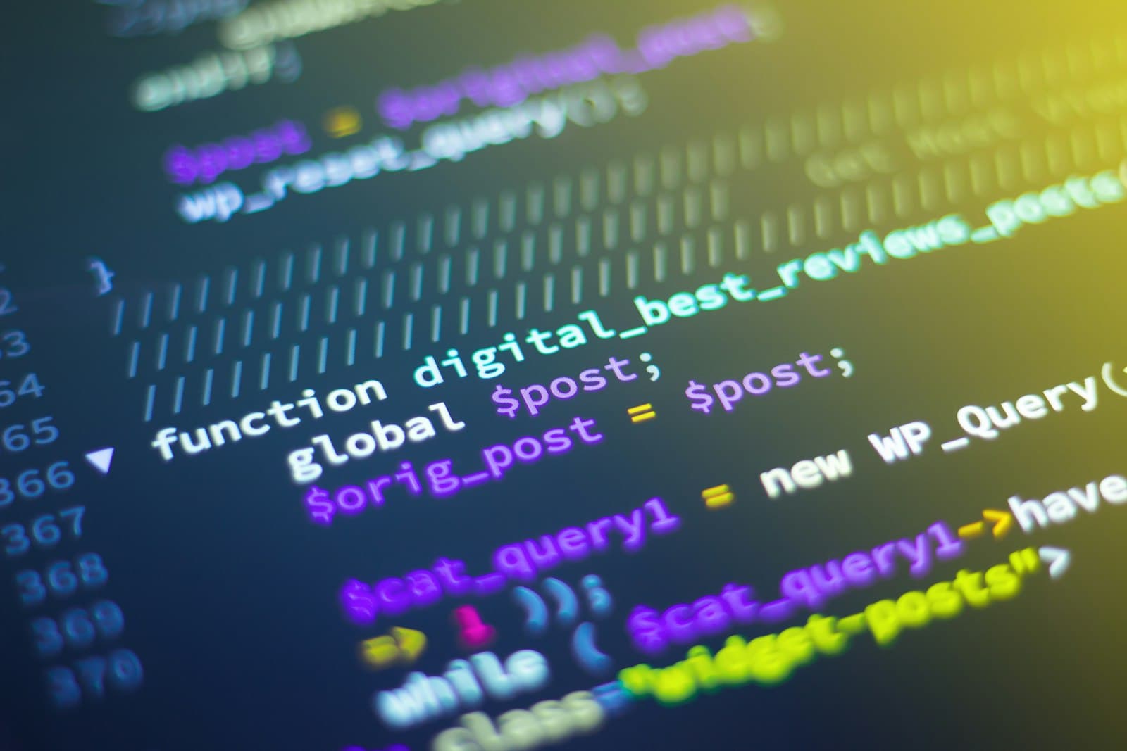 Tech workspace background